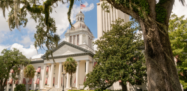 Tallahassee capital building in Florida