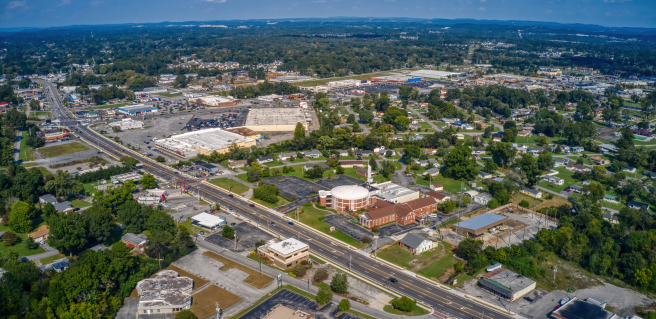 overview of the city of Fort Oglethorpe