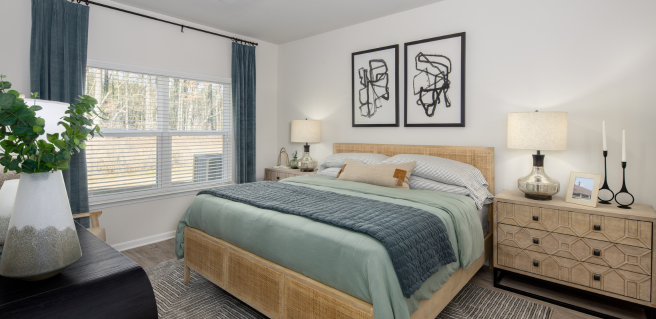 The Cottages at Battlefield Crossing owner's bedroom