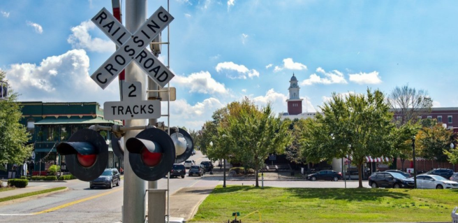 the railroads at Opelika